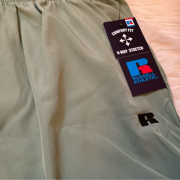 Russell Men’s Athletic Running Shorts - NWT - Size Large - Loden Green - Picture 5 of 13